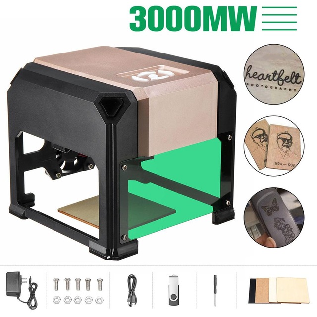 Mini USB 3000 MW CNC Laser Gra - Mini Laser Engraver Cnc Router recensie en prijs