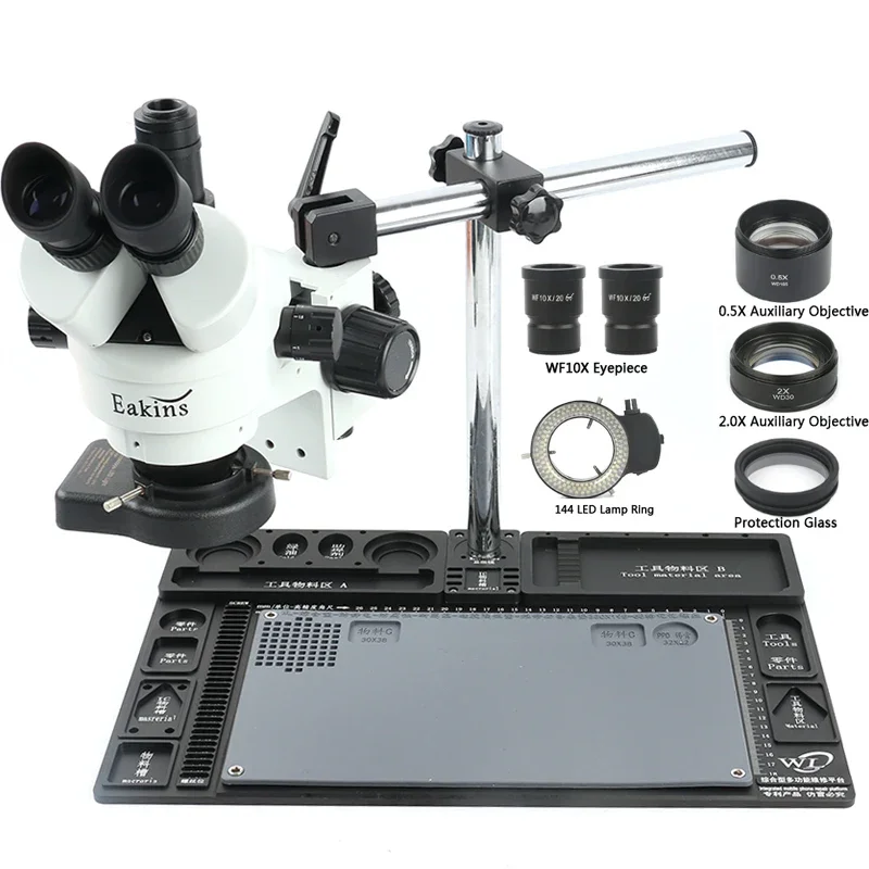 Grote Multifunctionele Alumini - Stereo Trinocular Microscope Pcb recensie en prijs