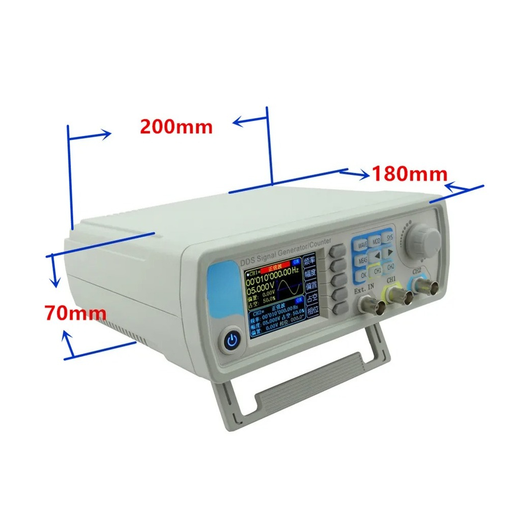 JDS6600-serie 15/30/40/50MHZ d - Function Arbitrary Waveform Generator recensie en prijs